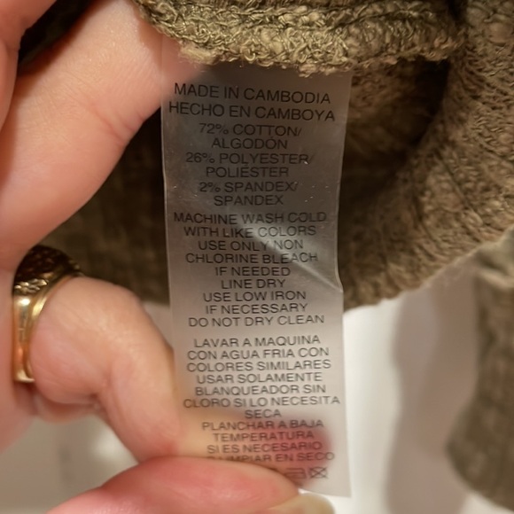 Two by Vince Camuto Chunky Rib Knit Cardigan S - Picture 10 of 10